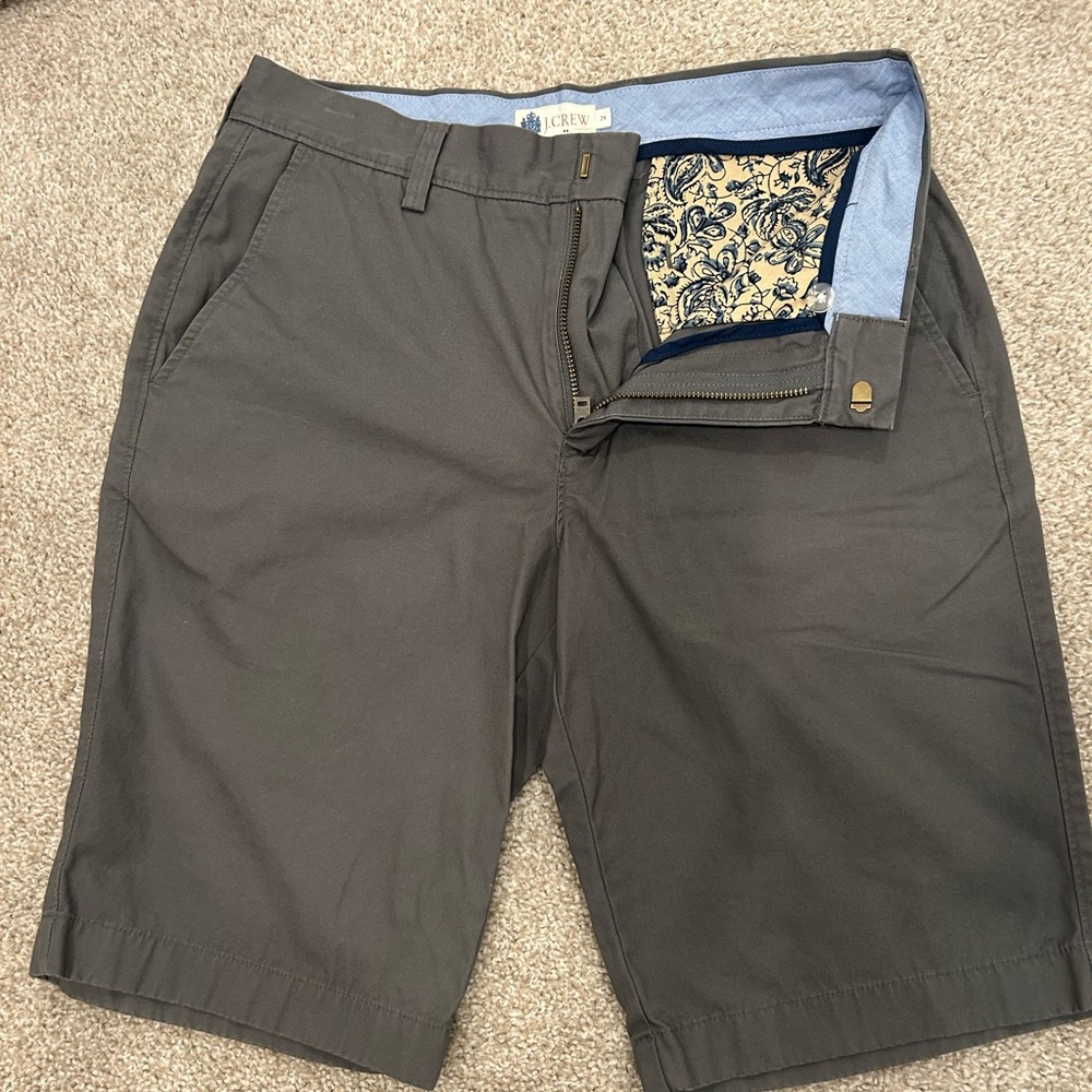 Mens J Crew Shorts, Gray